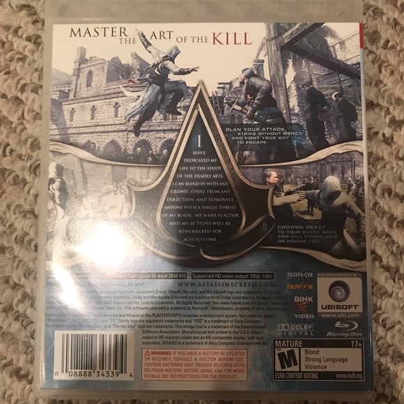 PlayStation 3 Assassins Creed video game - Picture 2 of 3